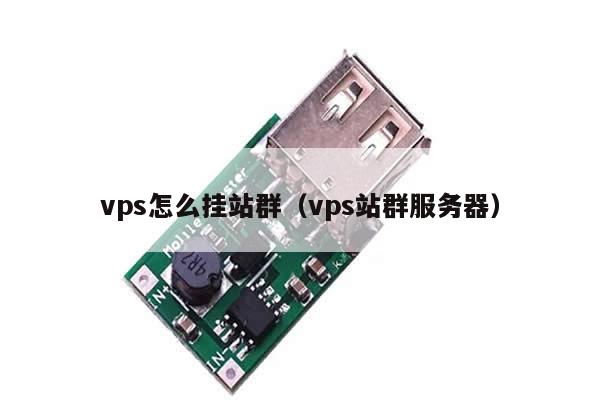 vps怎么挂站群（vps站群服务器）