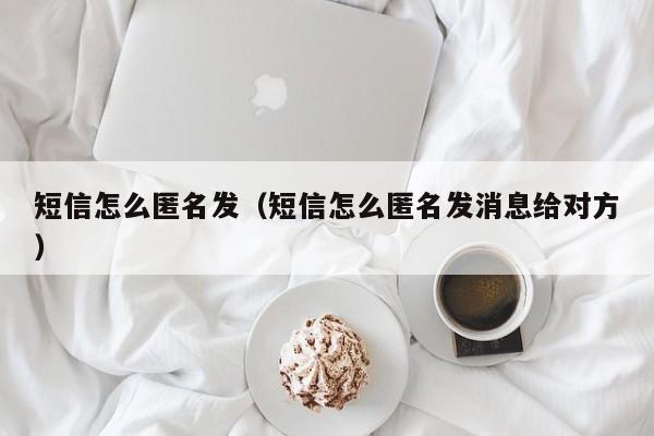 短信怎么匿名发（短信怎么匿名发消息给对方）