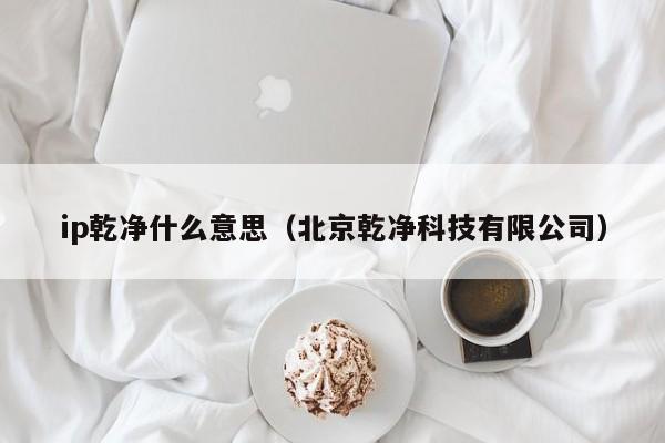 ip乾净什么意思（北京乾净科技有限公司）