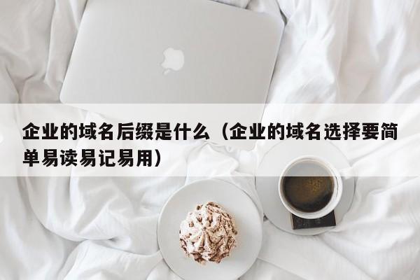 企业的域名后缀是什么（企业的域名选择要简单易读易记易用）