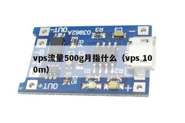 vps流量500g月指什么（vps 100m）