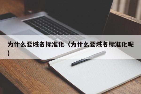 为什么要域名标准化（为什么要域名标准化呢）